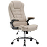 Silla De Oficina Thor En Tela Crema