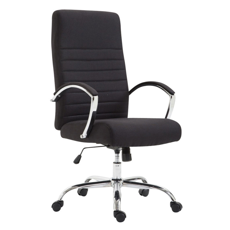 Silla de Oficina XL Valais en Tela Negro