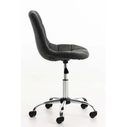 Silla de Escritorio Emil en Tela Gris oscuro