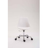 Silla de Oficina TOULOUSE con Estructura de Plástico Blanco