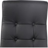 Silla De Oficina Fynn Tapizada En Tela o Simil Cuero Negro,Simil cuero