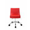 Taburete de Trabajo Club con ruedas Rojo