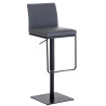 Taburete Panama Gris,Negro