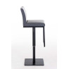 Taburete Panama Gris,Negro