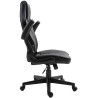 Silla Gamer Omis En Simil Cuero Negro/negro