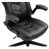 Silla Gamer Omis En Simil Cuero Negro/negro