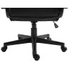 Silla Gamer Omis En Simil Cuero Negro/negro