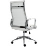 Silla De Oficina Kolumbus En Cuero Original Blanco