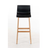 Taburete  Hoover Con Asiento En Polipropileno Negro