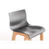Taburete  Hoover Con Asiento En Polipropileno Gris