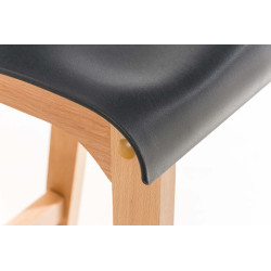Taburete  Hoover Con Asiento En Polipropileno Gris