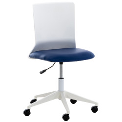 Silla De Oficina Apolda Azul,Simil cuero