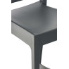 Taburete Apilable Maya Gris oscuro