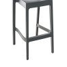 Taburete Apilable Maya Gris oscuro