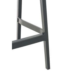 Taburete Apilable Maya Gris oscuro