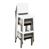 Taburete Apilable Maya Gris oscuro