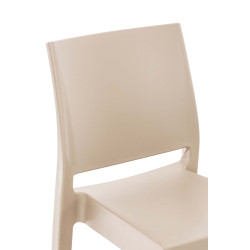 Taburete Apilable Maya Barro