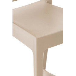 Taburete Apilable Maya Barro