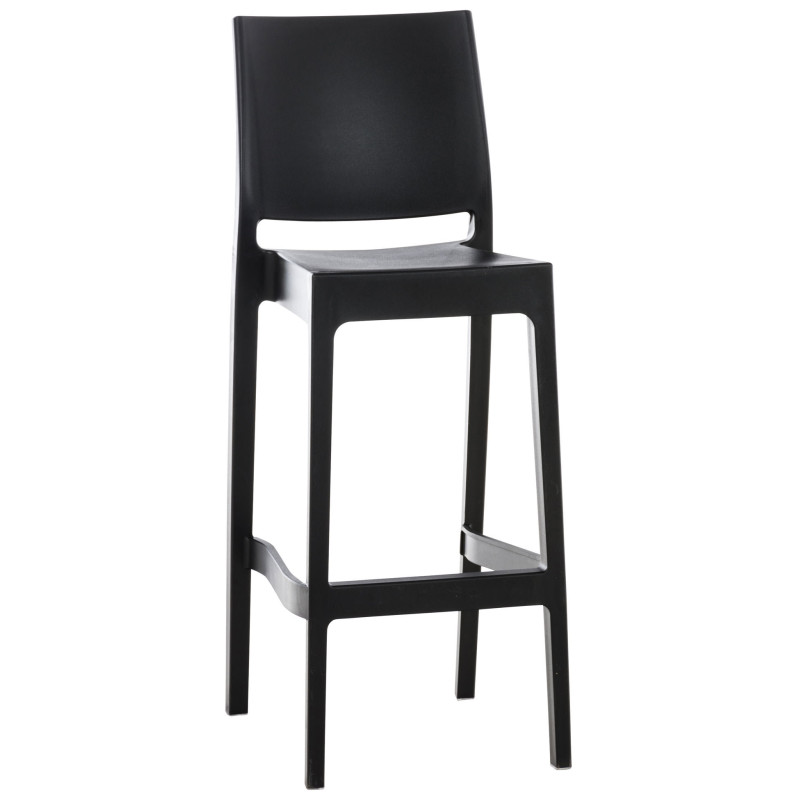 Taburete Apilable Maya Negro