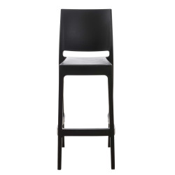 Taburete Apilable Maya Negro