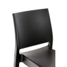 Taburete Apilable Maya Negro