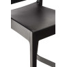 Taburete Apilable Maya Negro