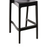 Taburete Apilable Maya Negro