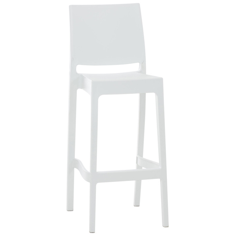 Taburete Apilable Maya Blanco