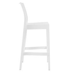 Taburete Apilable Maya Blanco