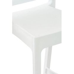 Taburete Apilable Maya Blanco