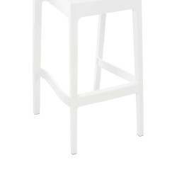 Taburete Apilable Maya Blanco