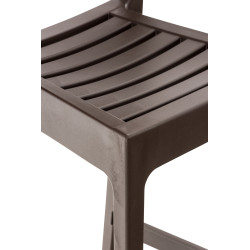 Taburete Apilable Ares Marrón