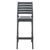 Taburete Apilable Ares Gris oscuro