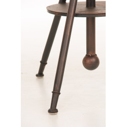 Mesa Auxiliar Moko Industrial Look Bronce