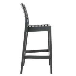 Taburete Apilable Ares Gris oscuro