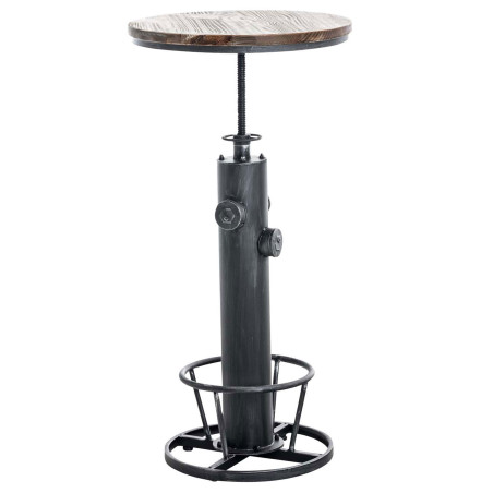 Mesa Auxiliar Ruhr Industrial Look Plateado antiguo