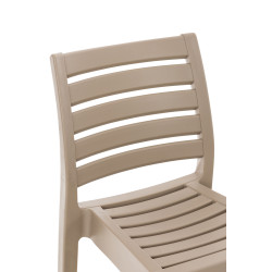 Taburete Apilable Ares Barro