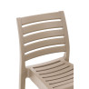 Taburete Apilable Ares Barro