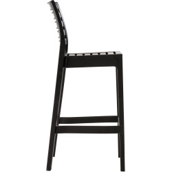 Taburete Apilable Ares Negro
