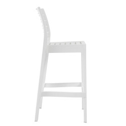 Taburete Apilable Ares Blanco
