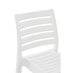 Taburete Apilable Ares Blanco