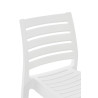 Taburete Apilable Ares Blanco