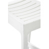 Taburete Apilable Ares Blanco