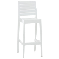 Taburete Apilable Ares Blanco