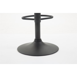 Taburete De Bar Braga En Simil Cuero Gris,Negro
