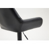 Taburete De Bar Braga En Simil Cuero Negro,Negro