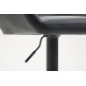 Taburete De Bar Braga En Simil Cuero Negro,Negro