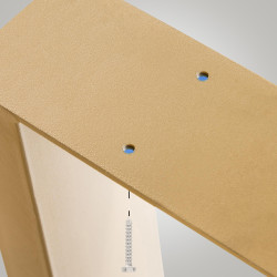 2x Tischbeine Velden 70 cm
