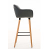 Taburete De Bar Grant Gris