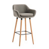 Taburete De Bar Grant Gris topo